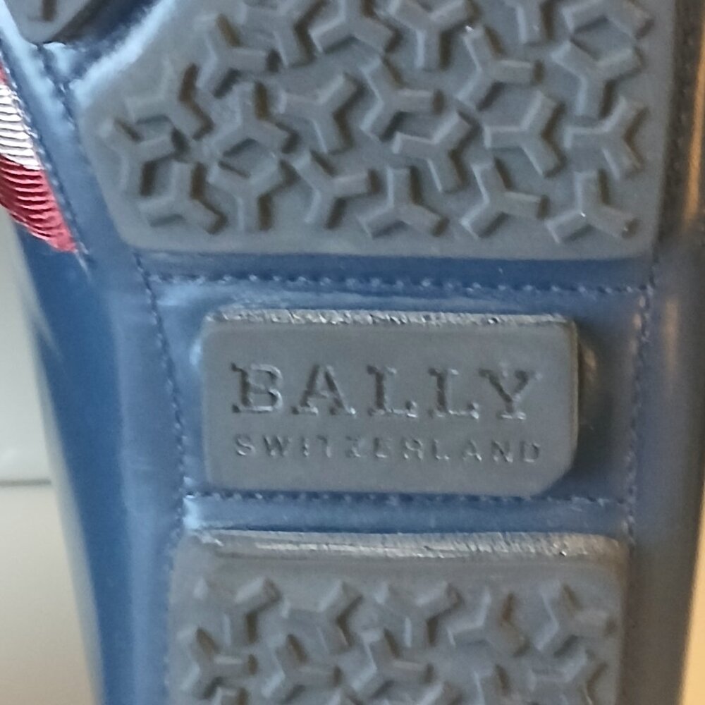 BALLY navy blue leather loafers Size 9.5 US - Picture 8 of 8